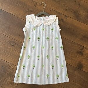NWOT Stitchy Fish Palm Tree Dress, size 4T 🌴